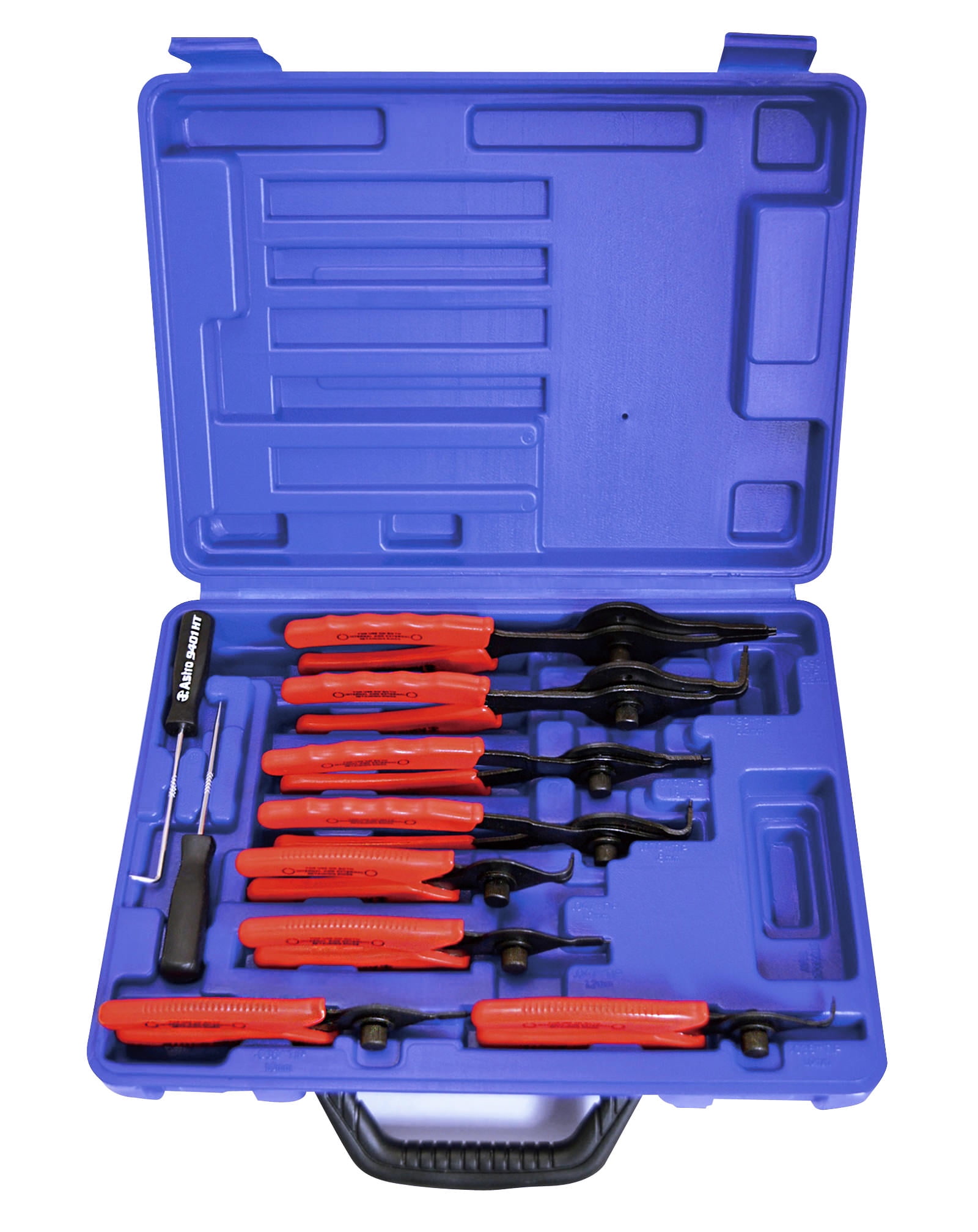 Astro Pneumatic Tool 9401 10Piece Snap Ring Pliers Set