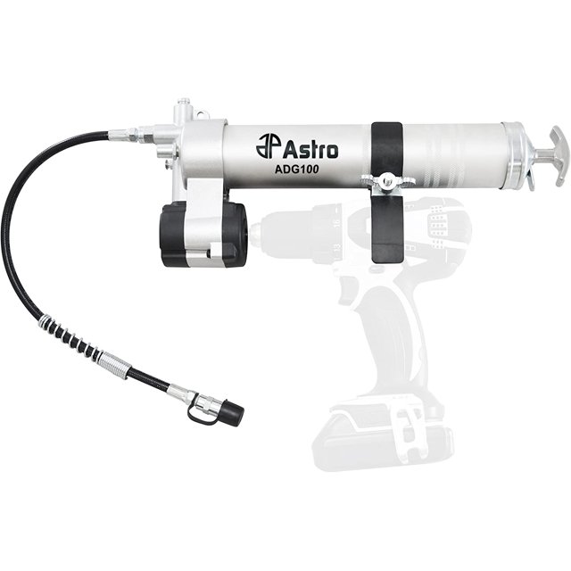 Astro Pneumatic Tool ADG100 Grease Gun Drill Adapter