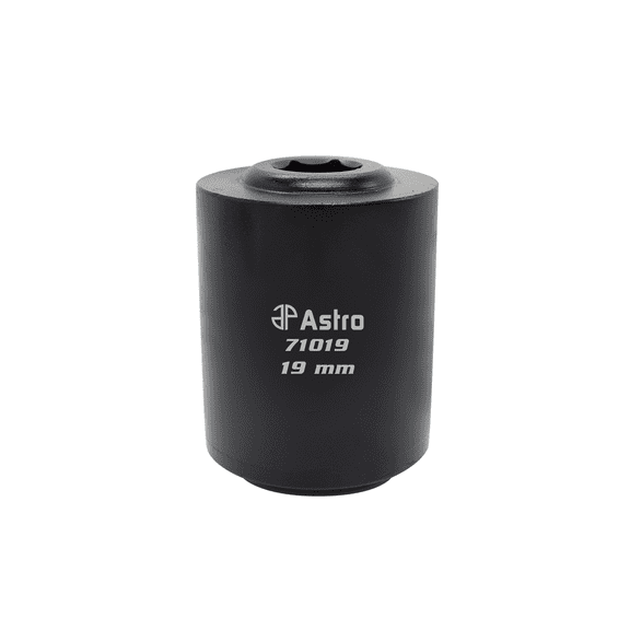 Astro Pneumatic 19mm Drum Socket - Impact Torque Multiplying Harmonic Balancer Socket