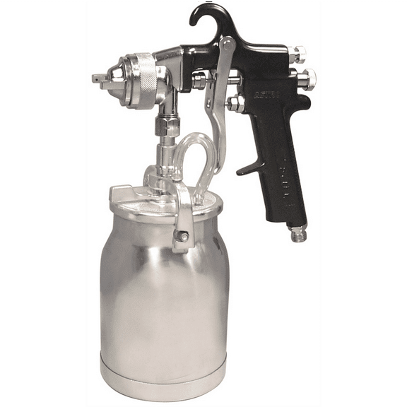 Astro Pneumatic Tool AS7SP Spray Gun with Cup - Black Handle - 1.8mm Nozzle