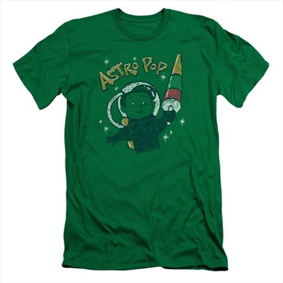 Astro Pop-Astro Boy - Short Sleeve Adult 30-1 Tee, Kelly Green - Small