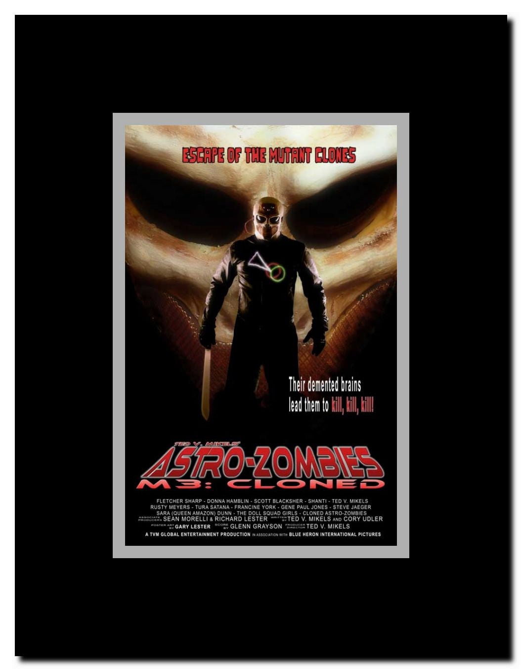 Astro Zombies: M3 - Cloned Framed Movie Poster