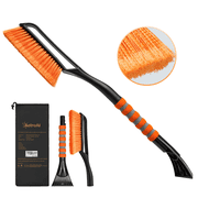AstroAI 27" Snow Brush and Ice Scrapers for Car Windshield, Detachable Snow Scrapers with Ergonomic Foam Grip for Cars, Trucks, SUVs, 1 Pack