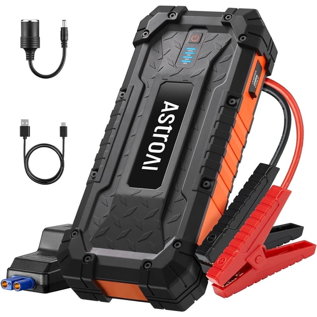 Sticker Ohs AstroAI Car Jump Starter, Battery Jump Starter with Jumper Cables for ...