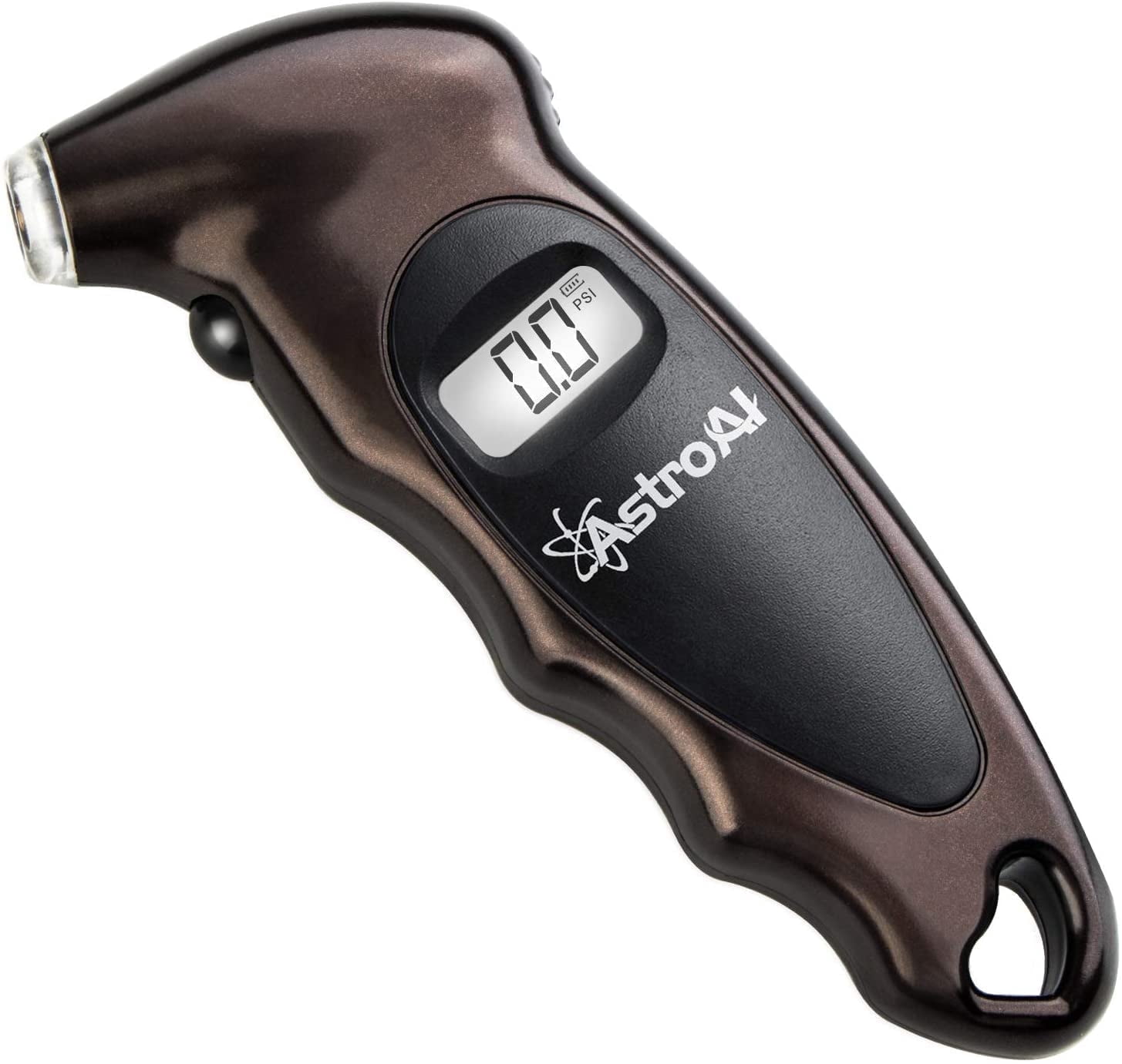 AstroAI Digital Tire Pressure Gauge, Backlit LCD, 3A Battery, 150 PSI, Brown, 1 Pack, for Car/Truck/Bicycle