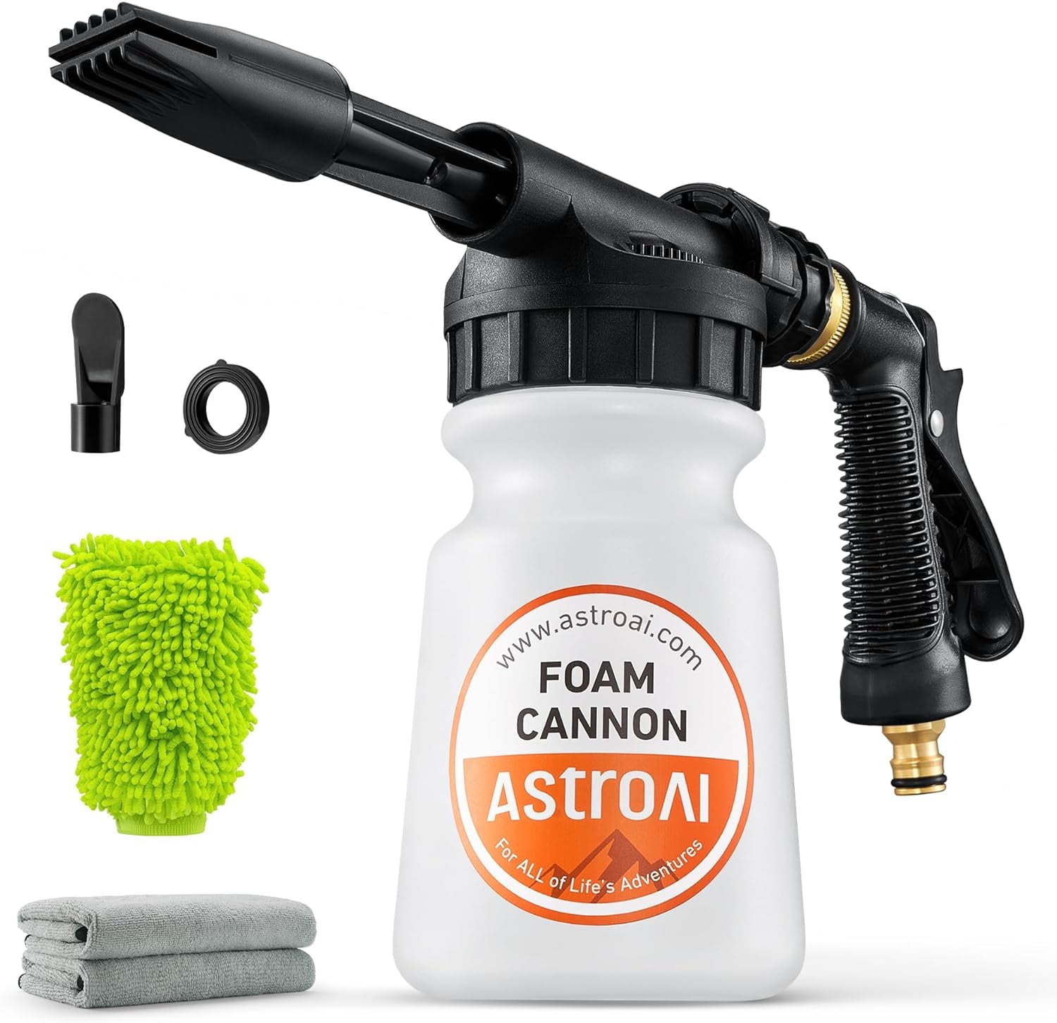 AstroAI Foam Cannon Pressure Washer, Foam Blaster Car Wash Gun, Quick Connect to Most Garden Hose