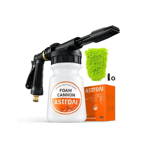 AstroAI Foam Cannon Pressure Washer, Foam Blaster Car Wash Gun, Quick Connect to Most Garden Hose