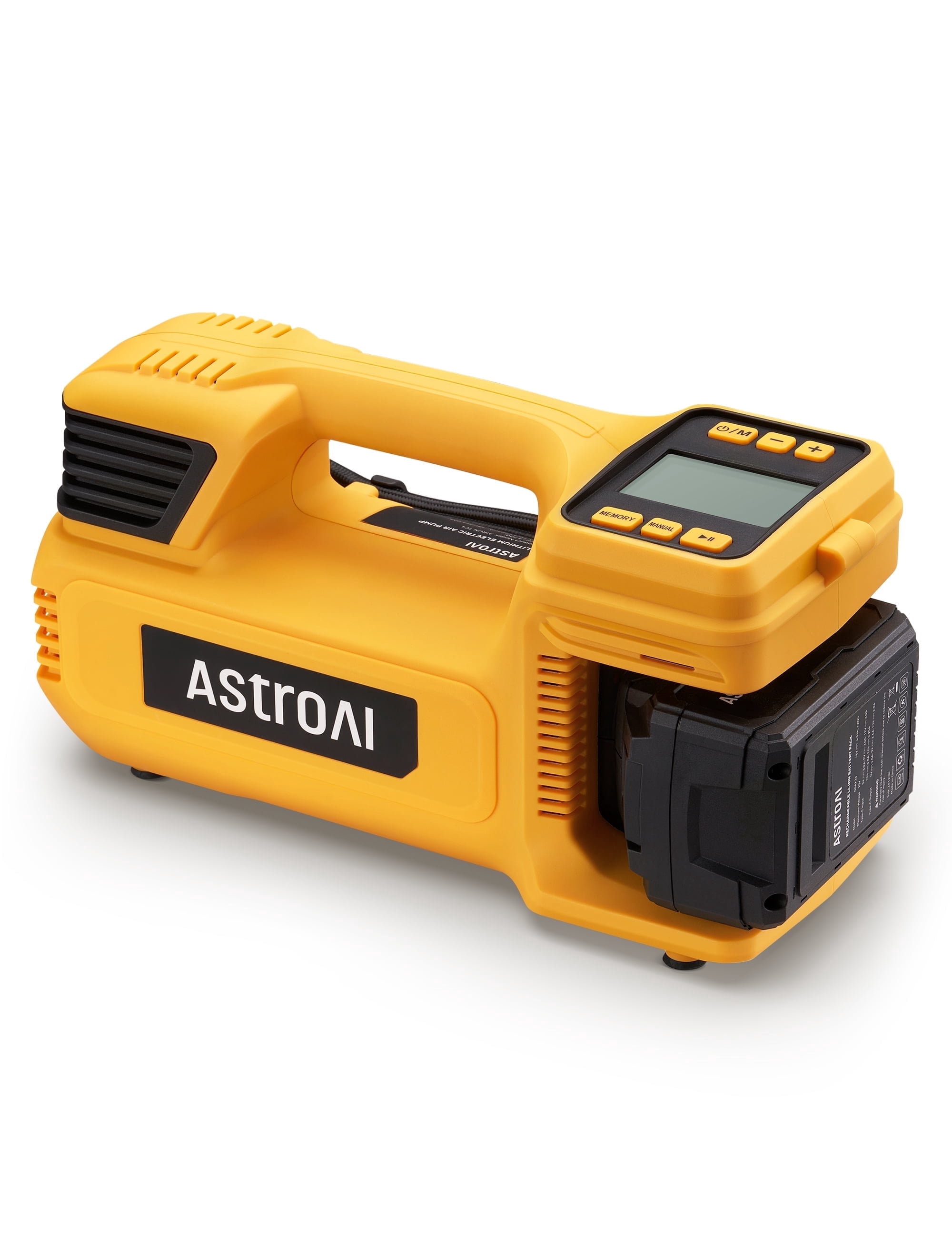 AstroAI Air Compressor Tire Inflator, 150PSI Heavy Duty Air Compressor, 470W 18V Cordless Air Pump for Truck Tires with 4000mAh Battery, Digital Display for Car, RVs, SUV