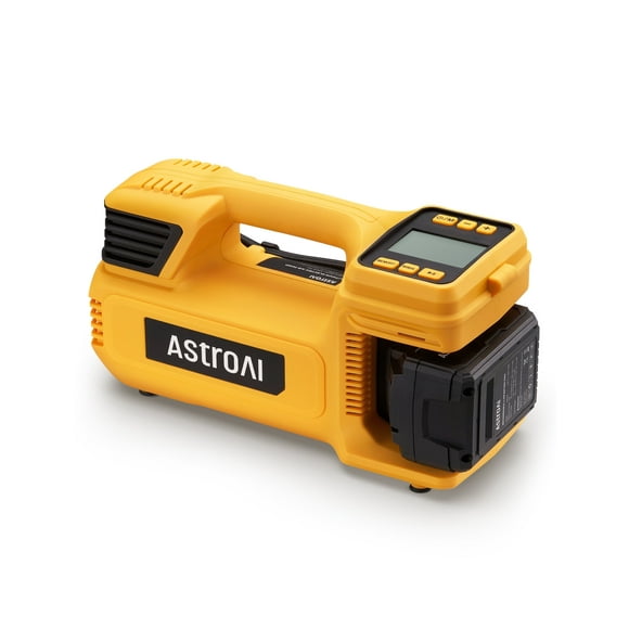 AstroAI Air Compressor Tire Inflator, 150PSI Heavy Duty Air Compressor, 470W 18V Cordless Air Pump for Truck Tires with 4000mAh Battery, Digital Display for Car, RVs, SUV