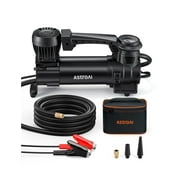 AstroAI T3 Heavy-Duty Air Compressor 12V Portable Offroad Air Compressor with 1.97CFM, 120PSI Tire Pump with Alligator Clips, LED Light for Pickups,Trucks, SUVs, RVs Cars for Up to 33 Inch Tires