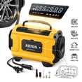 thumbnail image 1 of AstroAI Tire Inflator for Car/Home 12V DC/110V AC, 5-in-1 Portable Air Compressor 150 PSI Air Tire Pump with Accessories Storage, Auto Shut-off LED Light, Car Tires/Bicycle/Ball/Air Mattress, 1 of 11