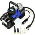 thumbnail image 1 of AstroAI Tire Inflator Portable Air Pump for Car Tires, Digital Air Compressor 150PSI with LED Light for Cars, 12V DC, Blue, 1 of 9