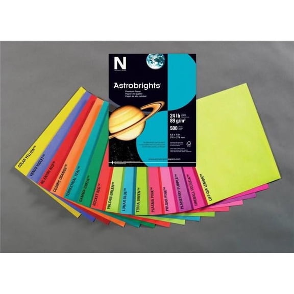 Astrobrights  Acid-Free Card Stock- Solar Yellow- Pack of  250