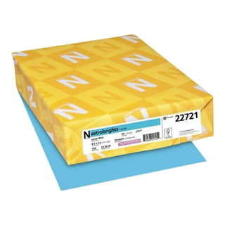 LUX Colored Paper, 28 lbs., 8.5 x 11, Pastel Blue, 250 Sheets/Pack  (81211-P-64-250)
