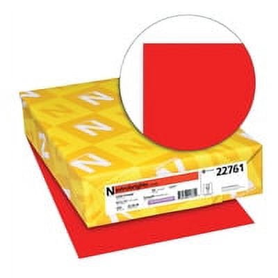 Astrobrights Card Stock, 8-1/2 x 11 Inches, Orbit Orange, Pack of 250