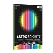 Astrobrights Color Cardstock, 8.5" x 11", 65 lb./176 Gsm, Spectrum Assortment, 75 Sheets
