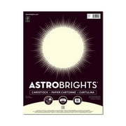 Astrobrights Colored Cardstock, 8.5" x 11", 65 lb./176 Gsm, Cream, 50 Sheets