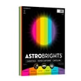 Astrobrights Colored Cardstock, 8.5" x 11", 65 lb./176 Gsm, Fiesta