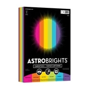 Astrobrights Colored Cardstock, 8.5" x 11", 65 lb./176 Gsm, Fiesta Assortment, 150 Sheets
