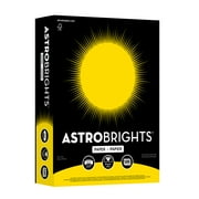 Astrobrights Colored Paper, 8.5" x 11", 24 lb./89 Gsm, Solar Yellow, 500 Sheets (21538-01)