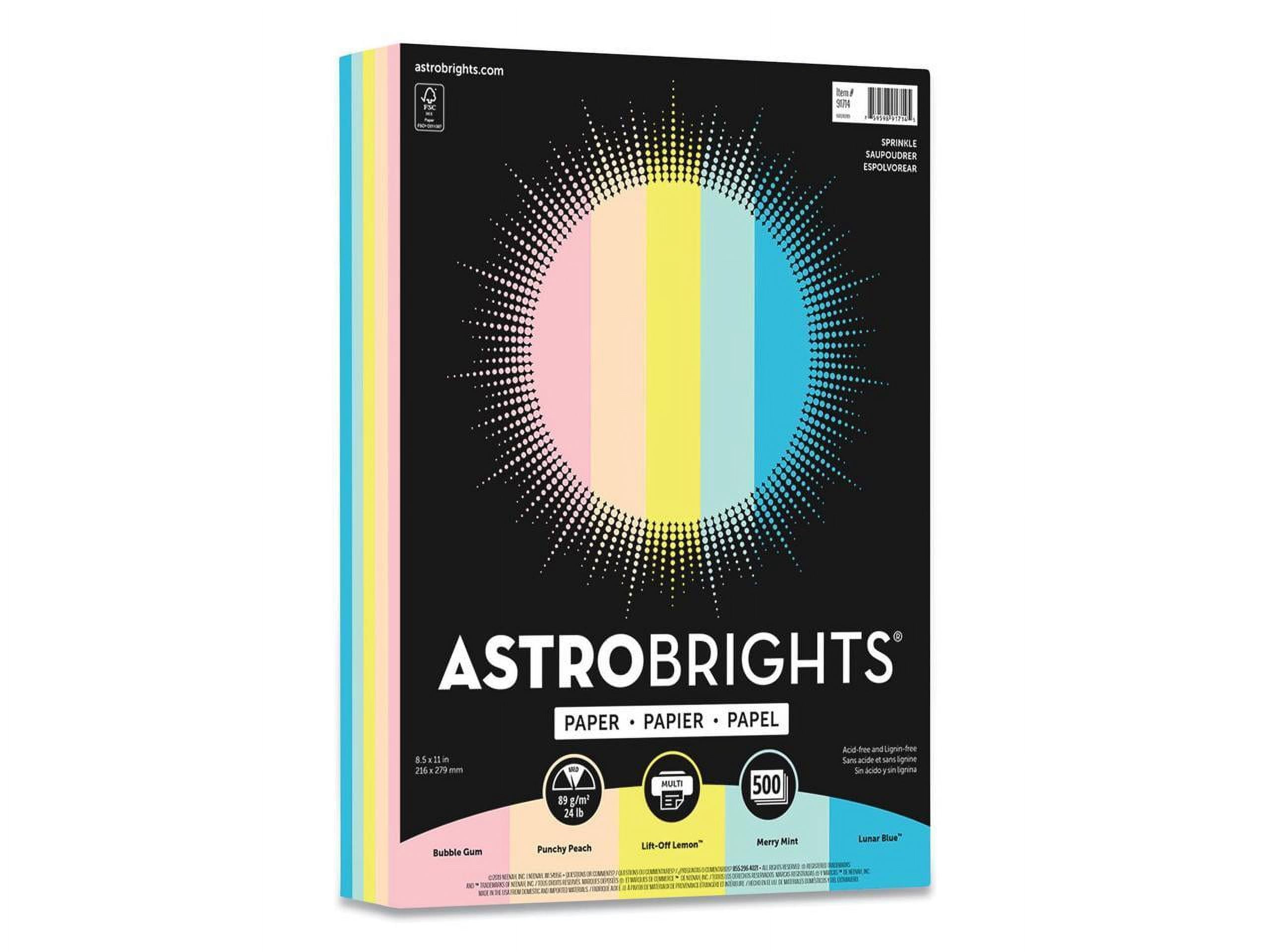 Astrobrights Colored Paper, 8.5