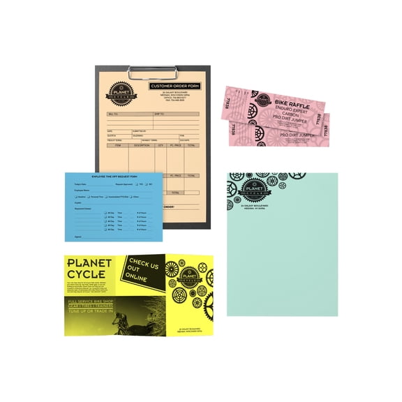 Astrobrights Colored Paper, 8.5" x 11", 24 lb./89 gsm, Sprinkle Assortment, 500 Sheets