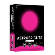 Astrobrights Colored Paper, Fireball Fucshia, 24 lb., 8.5" x 11", 500 Sheets