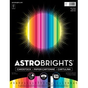 Astrobrights Spectrum Cardstock Paper, 65 lbs., 8.5" x 11", 25 Assorted Colors, 150 Sheets