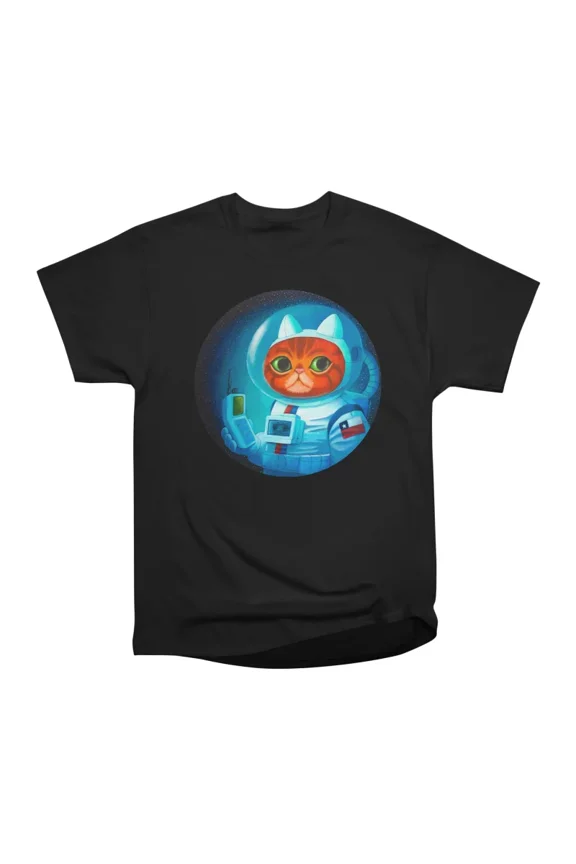 Astrocat Astrogato T-Shirt Tee Gift For Him Merch For Her Apparel For Friend