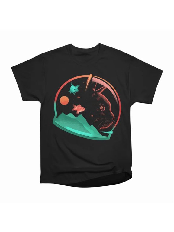 Astrocat Cat and Space T-Shirt Tee Gift For Him Merch For Her Apparel For Friend