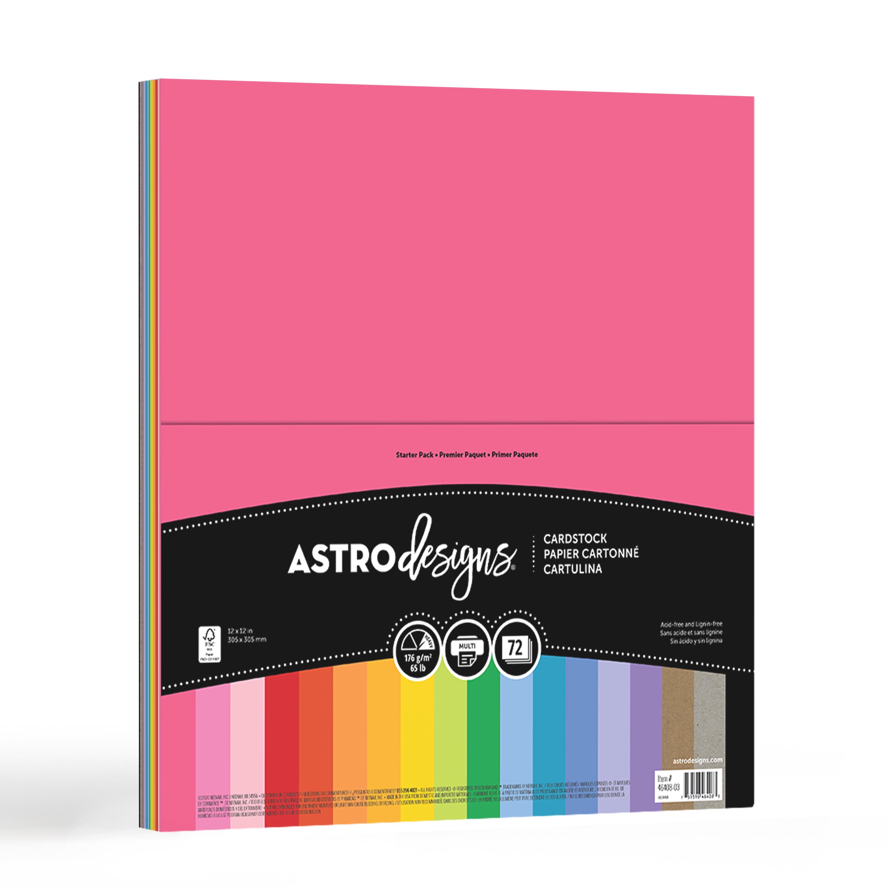Astrobrights 11X17 Card Stock Paper - Planetary Purple - 65lb Cover - 1000