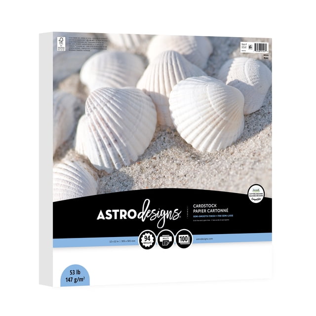 Astrodesigns White Cardstock, 12