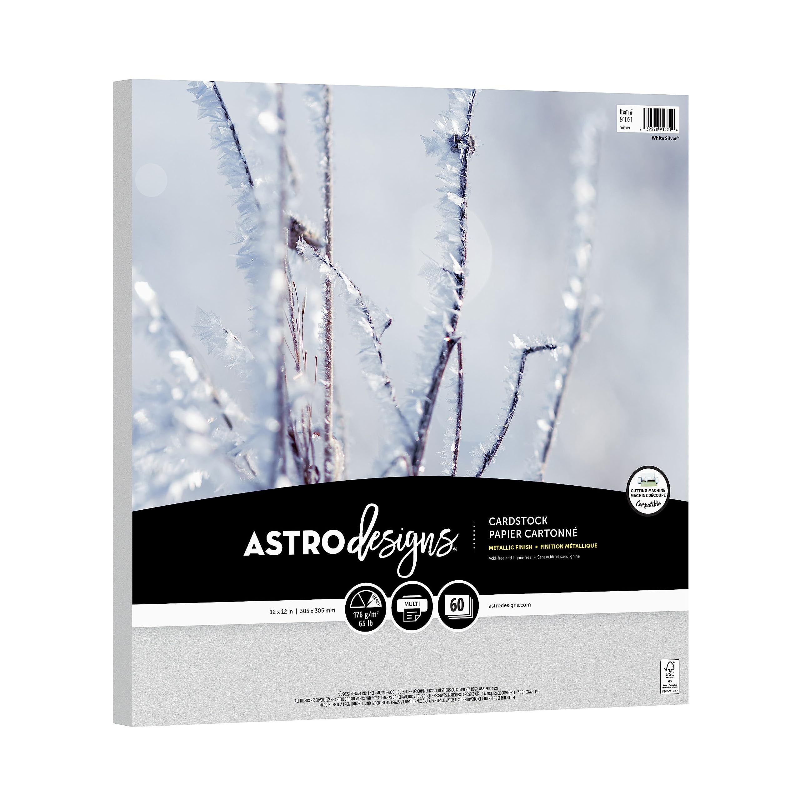 Astrodesigns Crafting Cardstock, 12" YPF5 X 12", 65 Lb/176 Gsm