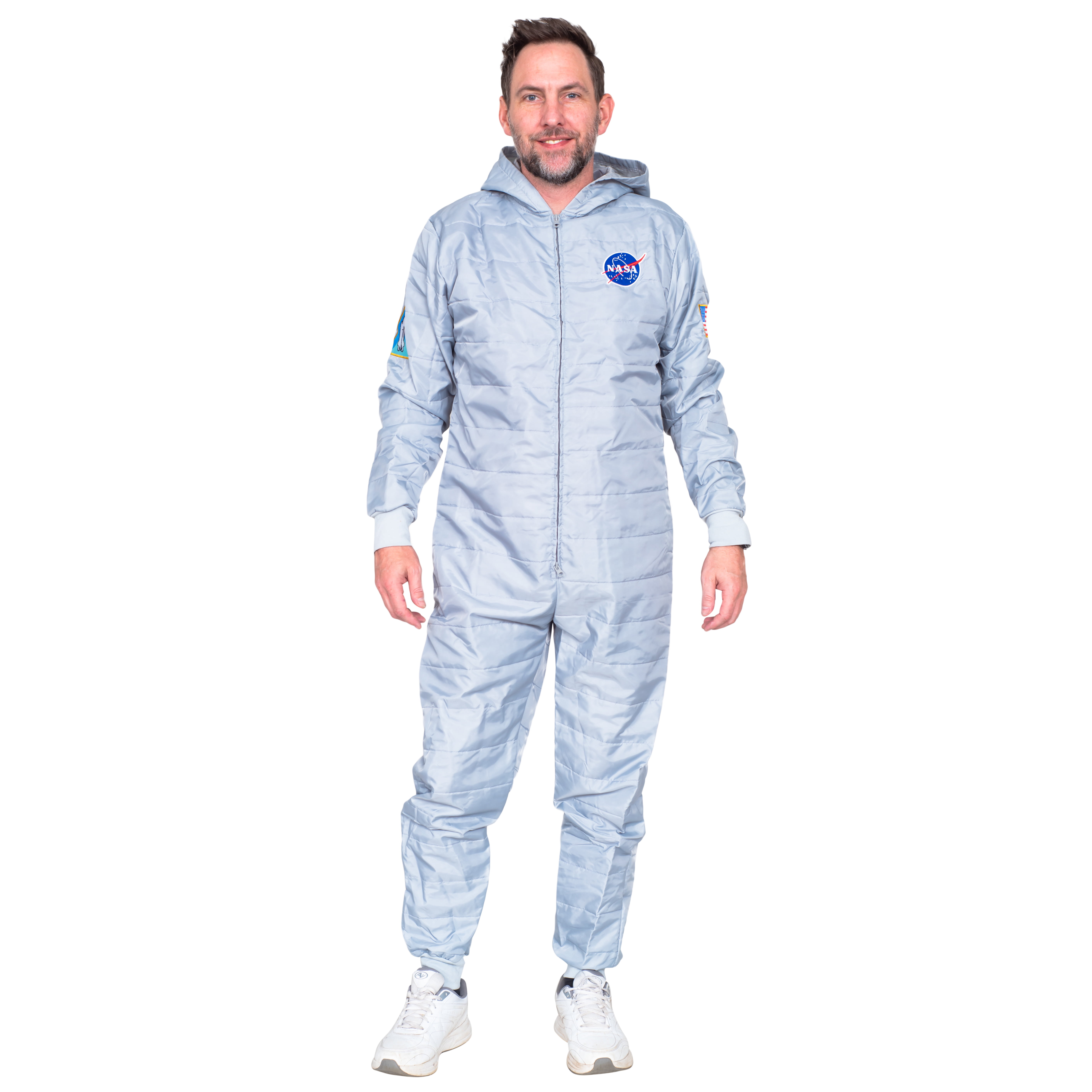 Flight Pyjamas Astrodude Nasa Astronaut Pajama Zip Up Union Suit - Walmart.com