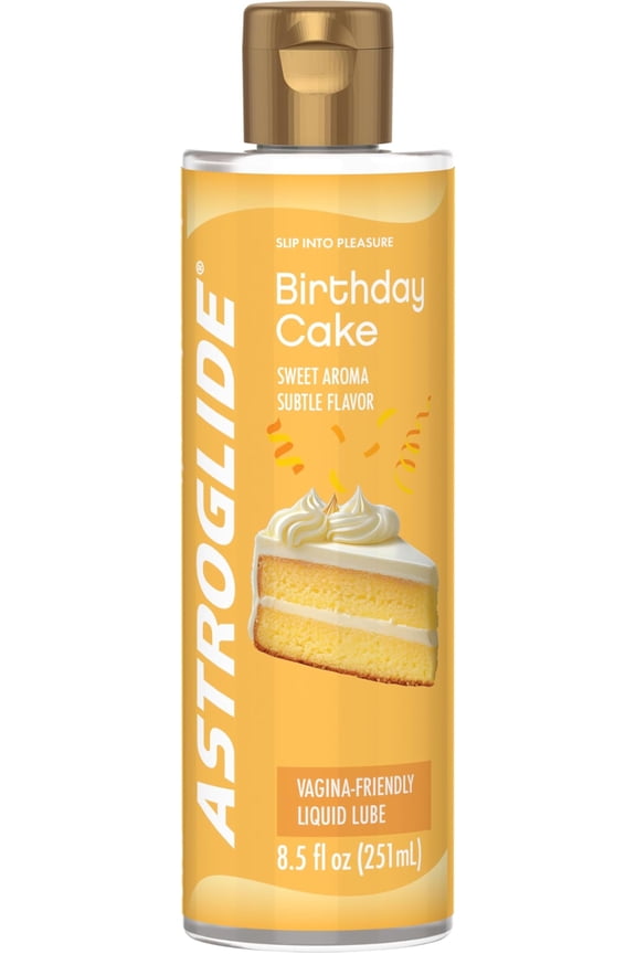 Birthday Cake Flavored Water Based Personal Lubricant, 8.5 fl oz