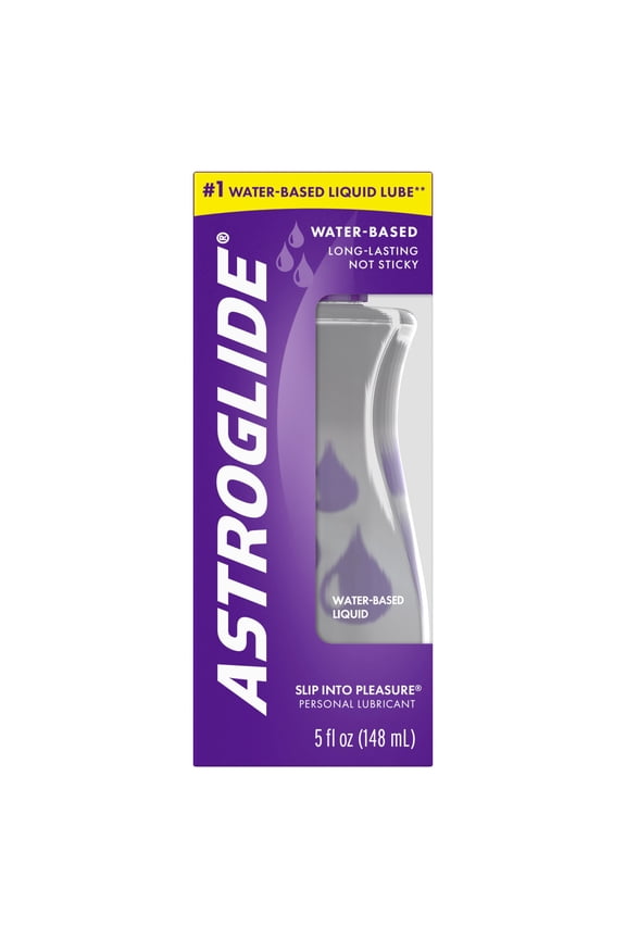 Liquid Water Based Personal Lube, for Men, for Women, Condom Compatible Lube, 5 fl oz