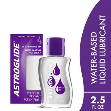 Astroglide Liquid Water Based Personal Lube, for Men, for Women, Travel-Friendly Size, 2.5oz