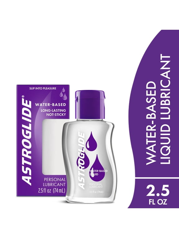 Liquid Water Based Personal Lube, for Men, for Women, Travel-Friendly Size, 2.5 fl oz