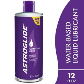 Astroglide Liquid, Water Based Personal Lubricant, Condom Compatible Lube, 12 fl oz