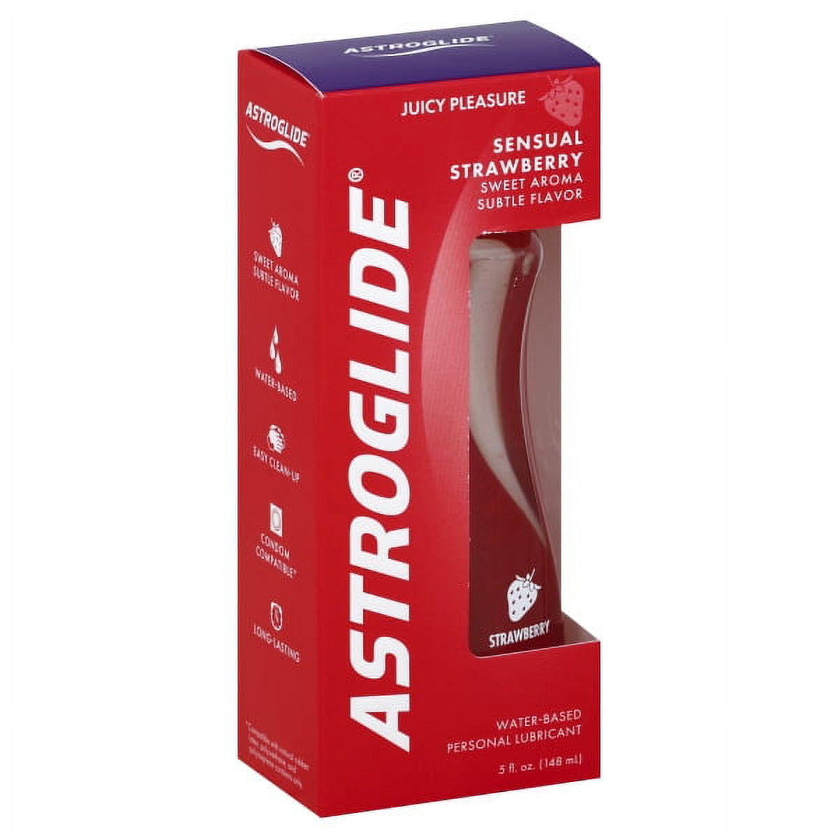 Astroglide Sensual Strawberry Water-Based Personal Lubricant, 5 fl oz -  Walmart.com