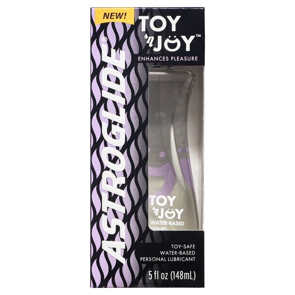 Astroglide Toy 'N Joy, Water-Based Personal Lubricant, Toy-Safe Lube, 5 fl oz