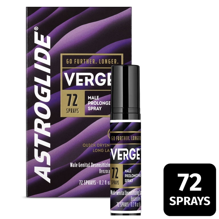 Astroglide Verge Male Prolonging Spray, 0.2oz - Walmart.com
