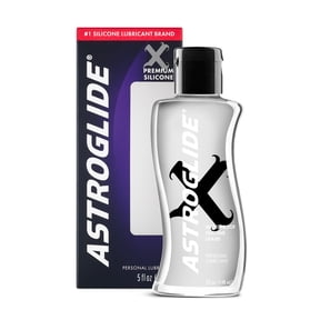 Astroglide X Premium Silicone Personal Lubricant, Waterproof, 5 fl oz
