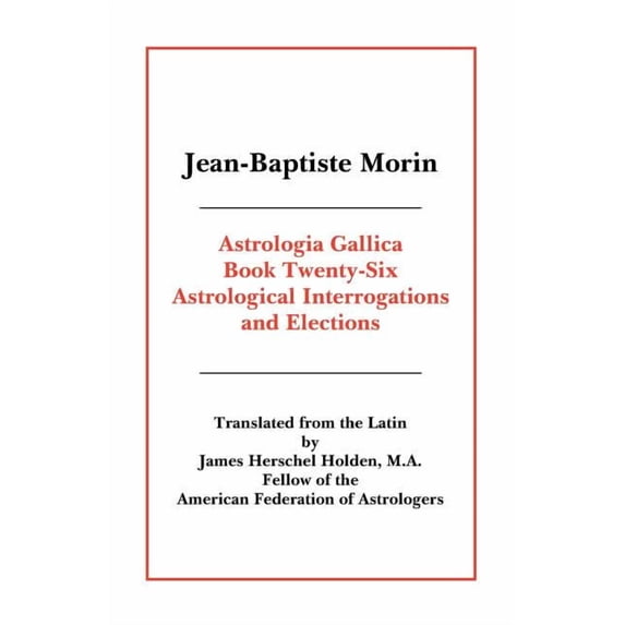 Astrologia Gallica Book 26