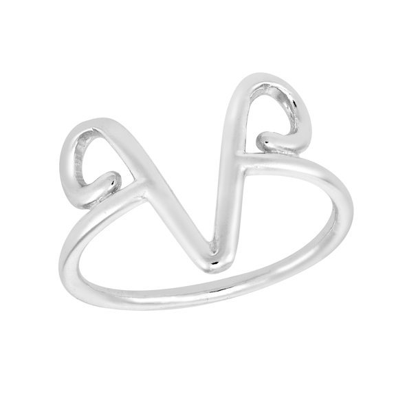 Astrological Zodiac Sign 'Aries' Sterling Silver Band Ring-9