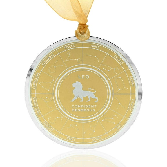 Astrological Zodiac Sign Ornament Leo