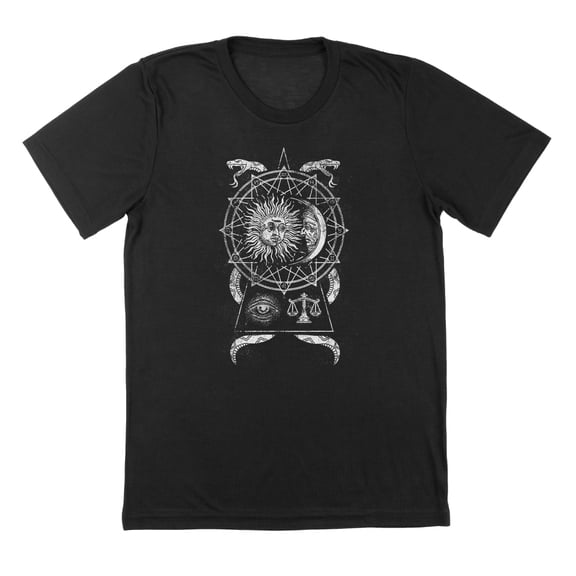 Astrology 101 Humor Graphic Black Mens T-Shirt