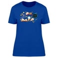 thumbnail image 1 of Astrology And Alchemy Cat T-Shirt Women -Image by Shutterstock, Female x-Large, 1 of 2
