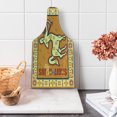 thumbnail image 1 of Astrology Cutting Board, Horoscope with Arrow on Mystic Background Esoteric Myth Design, Decorative Tempered Glass Cutting and Serving Board, Wine Bottle Shape, Orange Yellow, by Ambesonne, 1 of 1