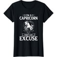 thumbnail image 1 of Astrology December January birthday Capricorn Zodiac sign T-Shirt, 1 of 4